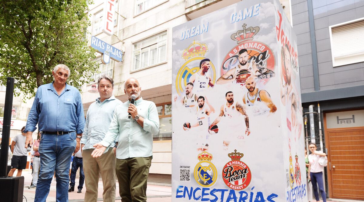 Presentación del 'Dream Game' entre el Real Madrid Baloncesto y el AS Mónaco