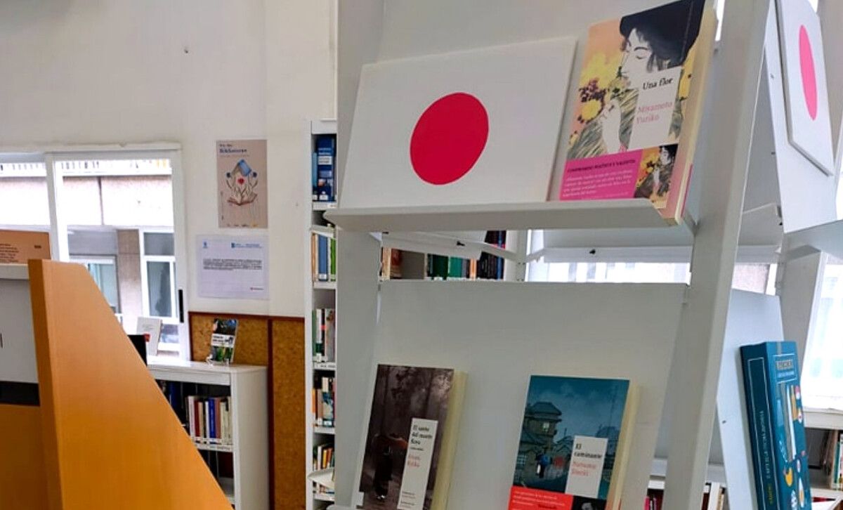 Libros japoneses en la Biblioteca Luis Seoane de Soutomaior