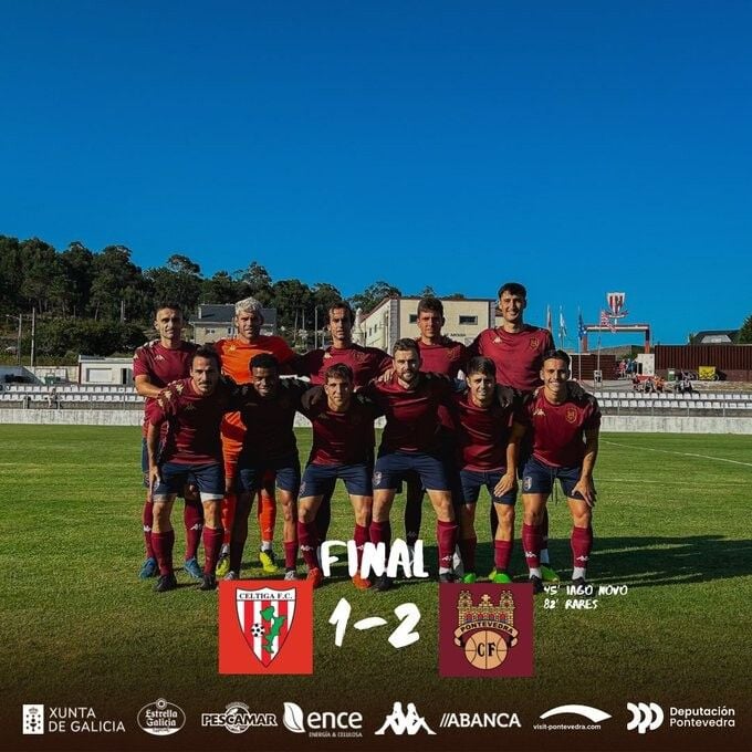 Partido de pretemporada entre Céltiga e Pontevedra