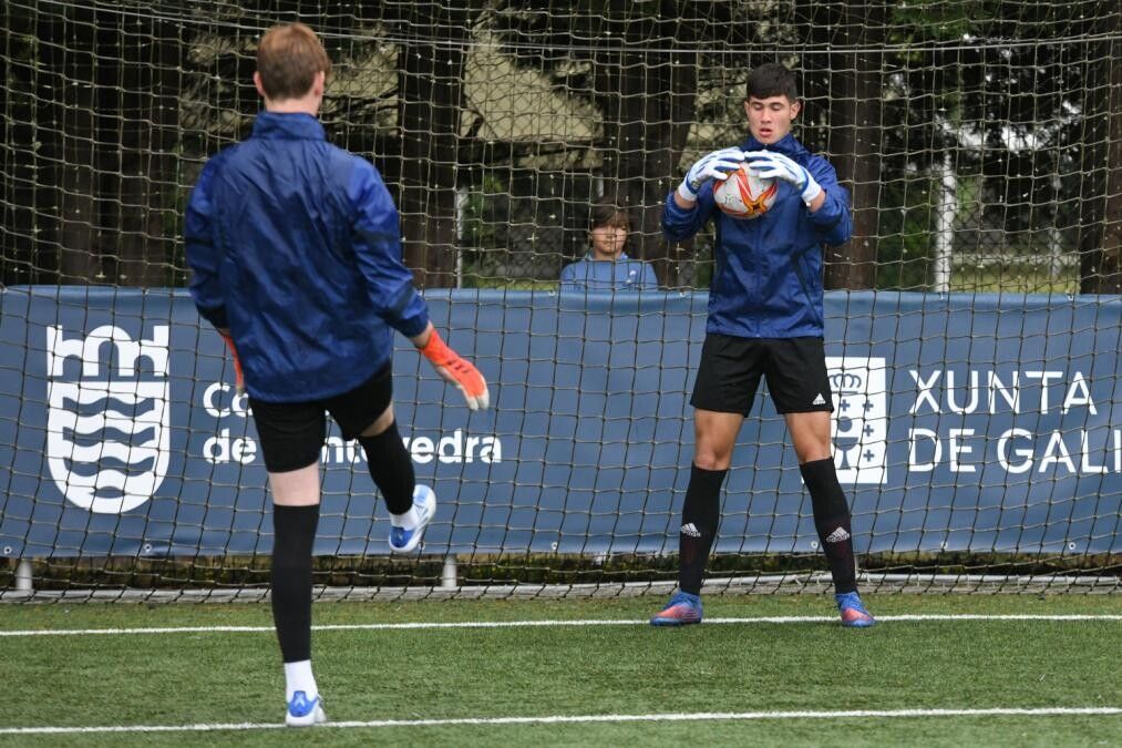 Yago Moreira, con la Selección Gallega Sub-16