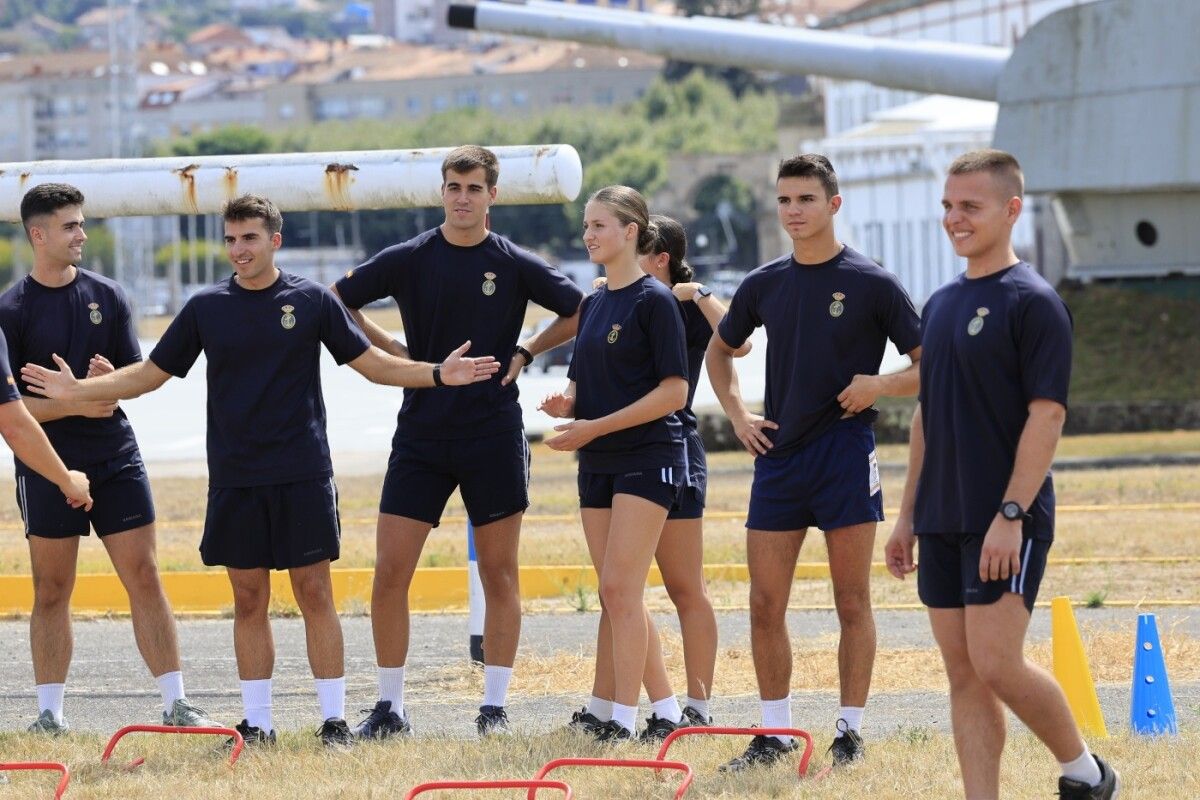 Primer día en la Escuela Naval de la Princesa de Asturias