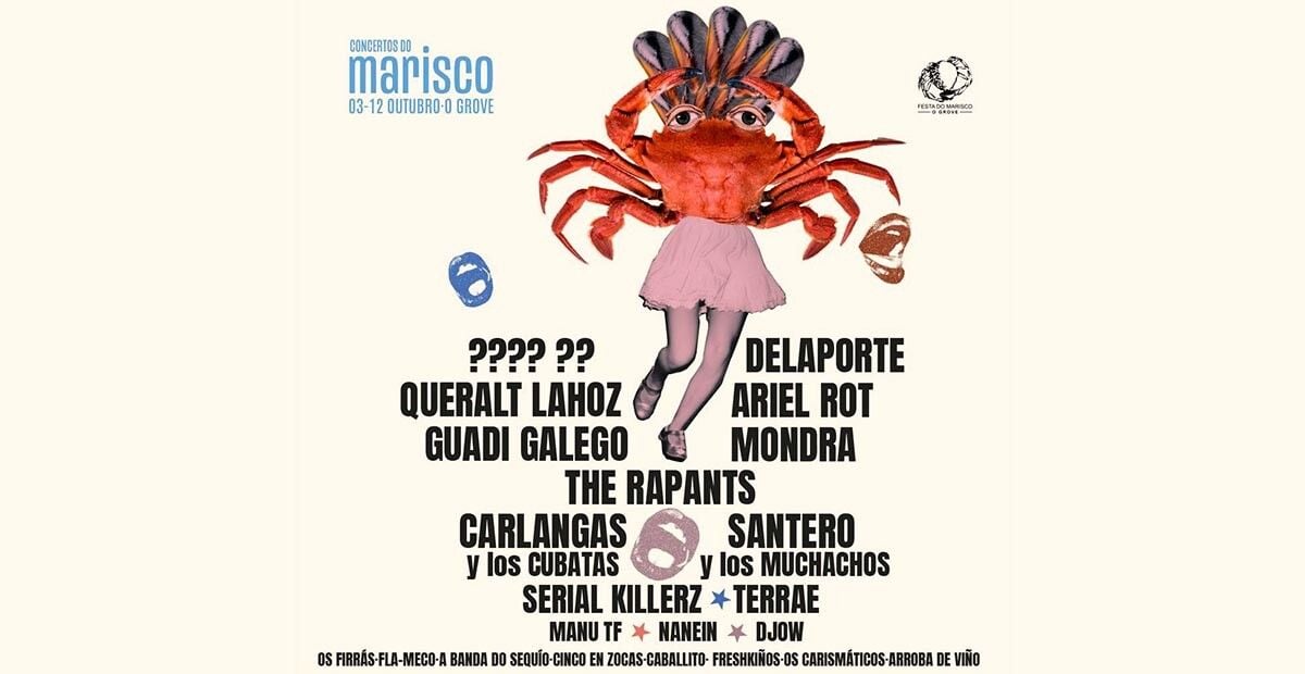 Cartel de los Concertos do Marisco 2024