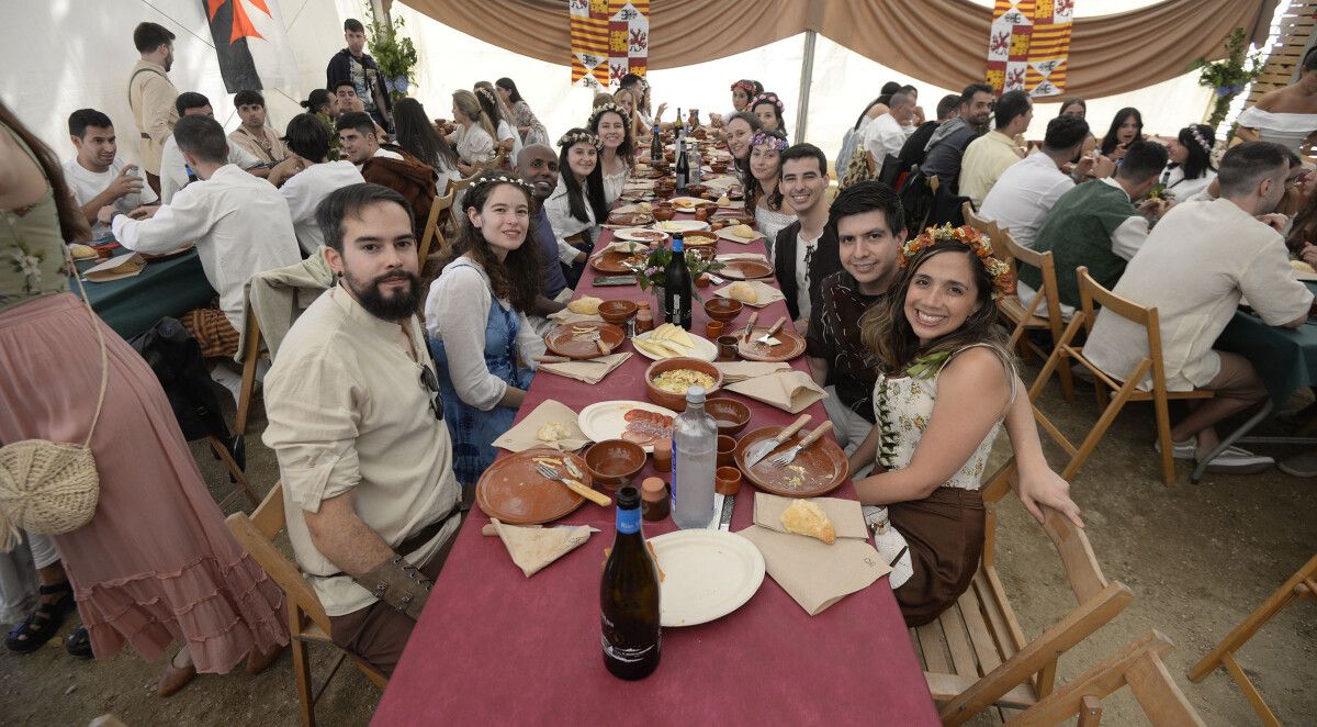 Comidas en la calle en la Feira Franca 2024