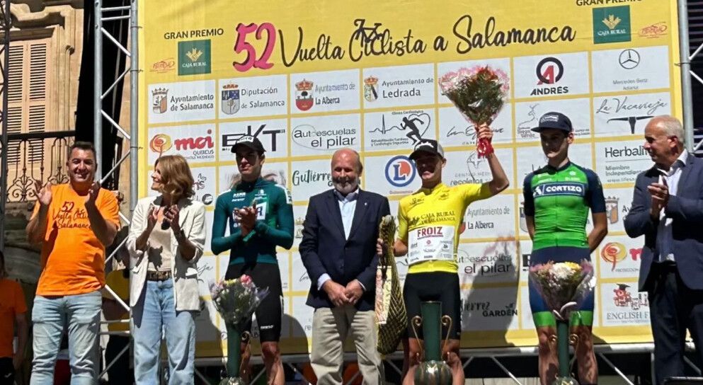 Lucas Lopes, vencedor de la 52 Vuelta Ciclista a Salamanca