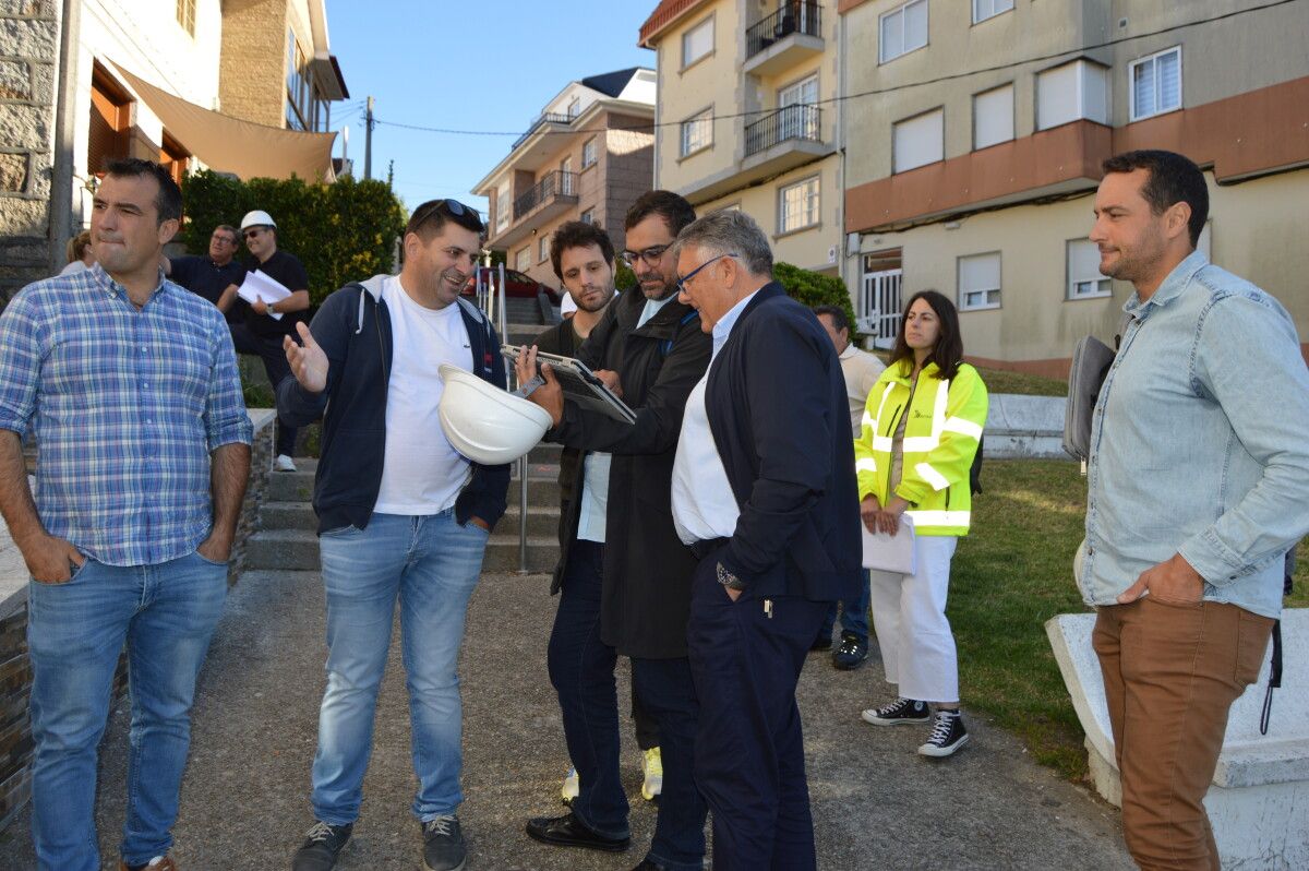 Visita do alcalde antes das obras na zona do miradoiro da Peixeira 