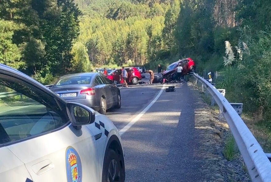 Accidente en la Variante de Marín (VG-4.4)