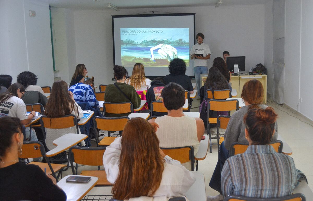 A facultade de Belas Artes acolle a terceira xornada 'Percorrido dun proxecto'