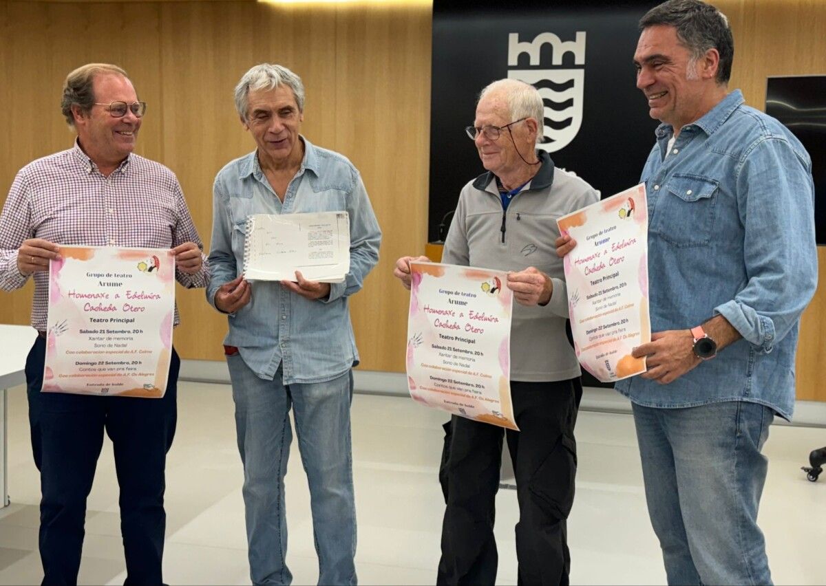 Presentación del homenaje a Edelmira Cacheda Otero