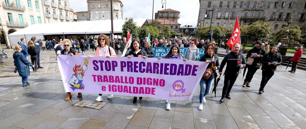 Manifestación de CIG por el Día de la clase trabajadora 2024