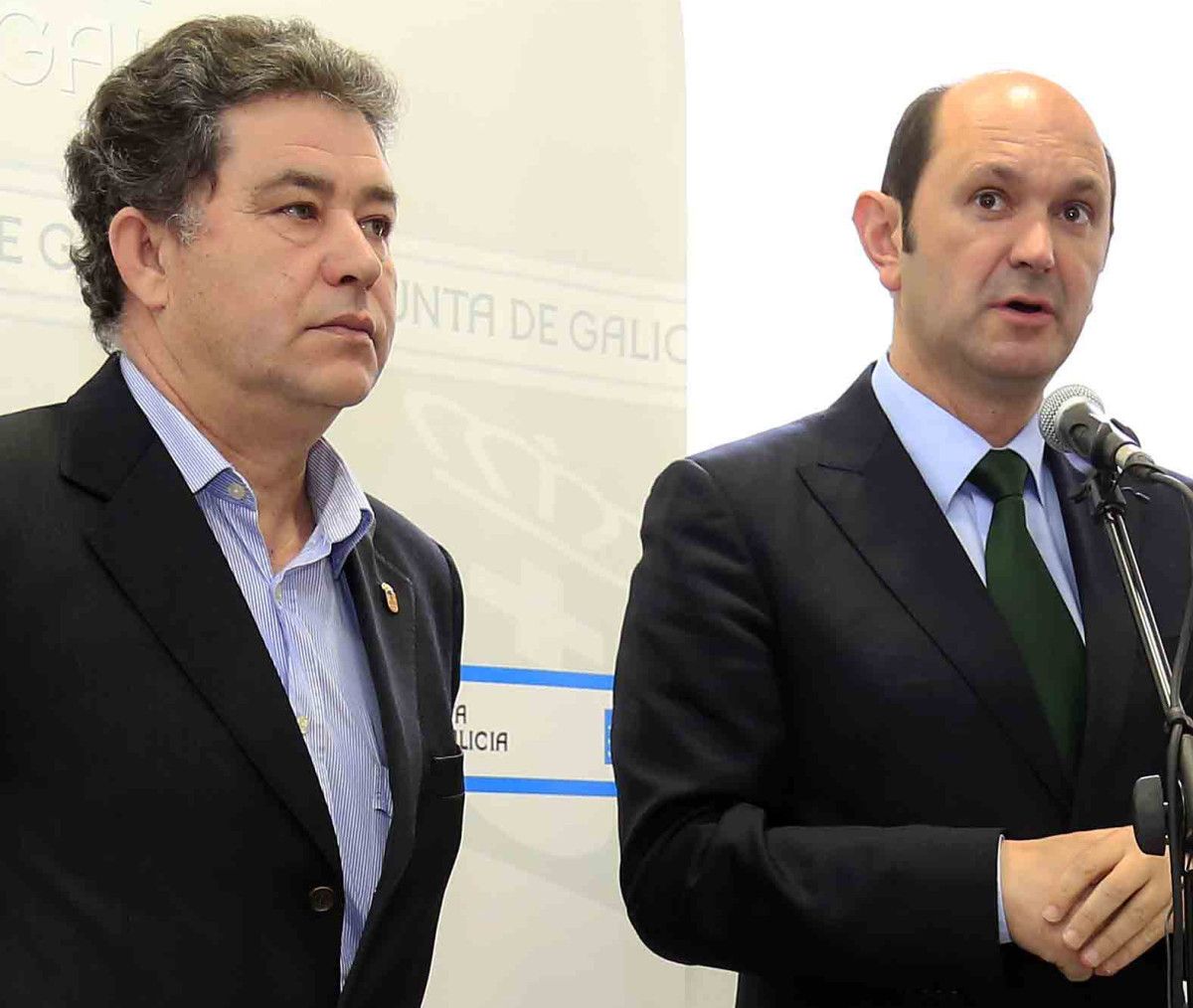 Miguel Anxo Fernández Lores y Rafael Louzán