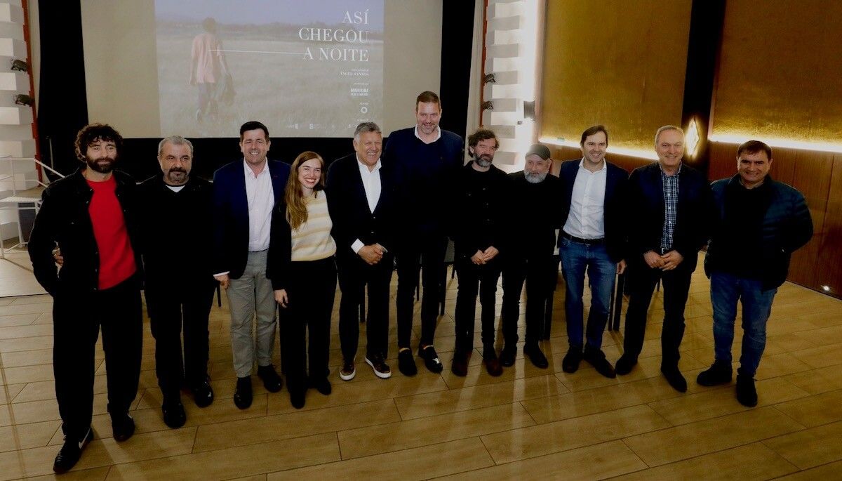 Presentación da rodaxe da película "Así chegou a noite"