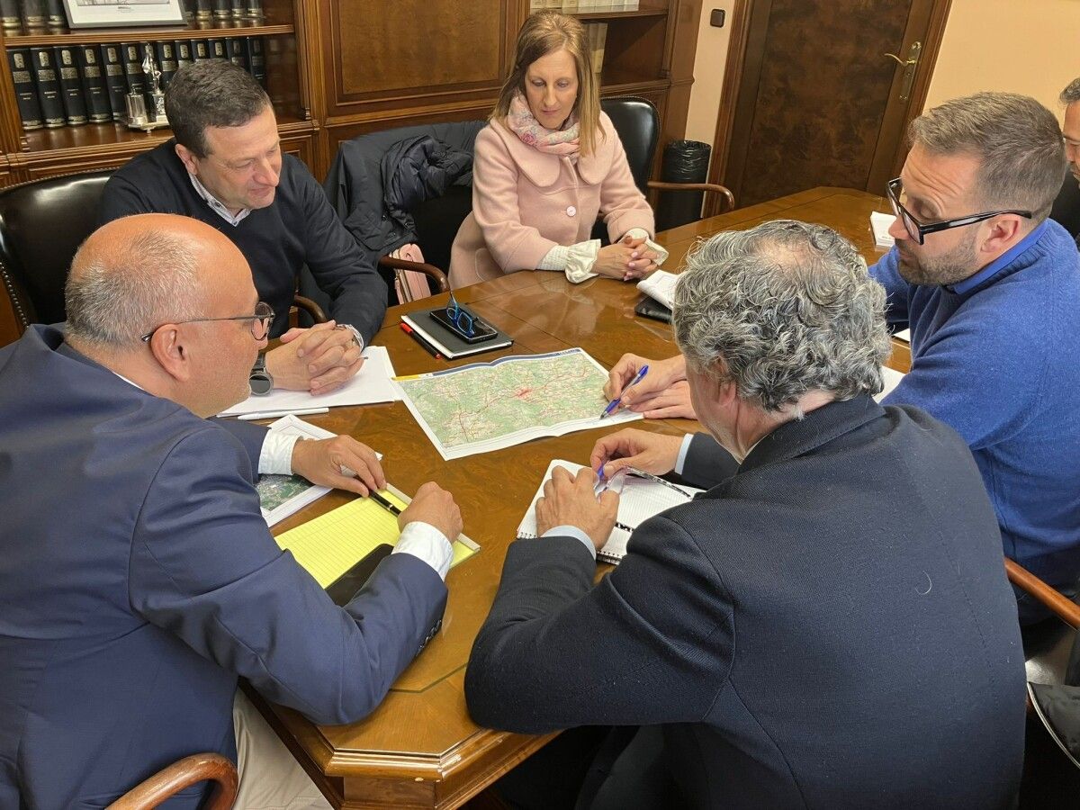 Reunión entre Abel Losada y Manuel Campos 