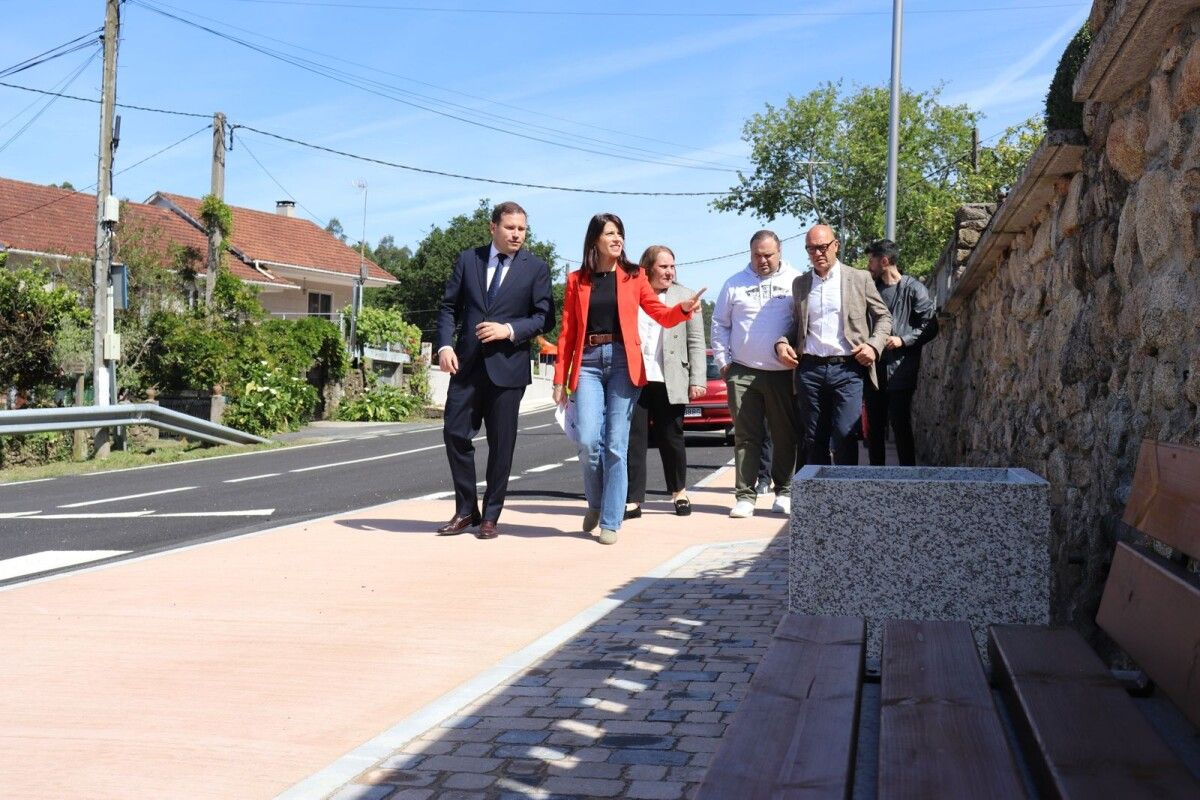 María Martínez Allegue y Jorge Cubela supervisan la nueva senda de Tenorio