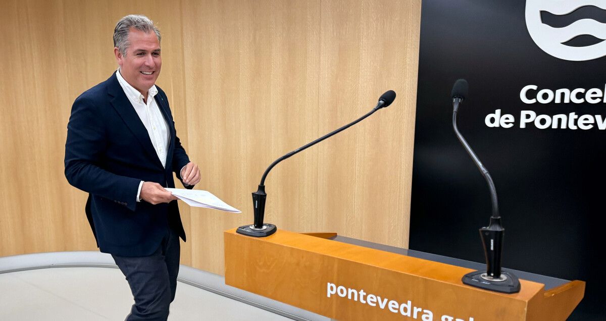 Rafa Domínguez, portavoz do grupo municipal do Partido Popular en Pontevedra