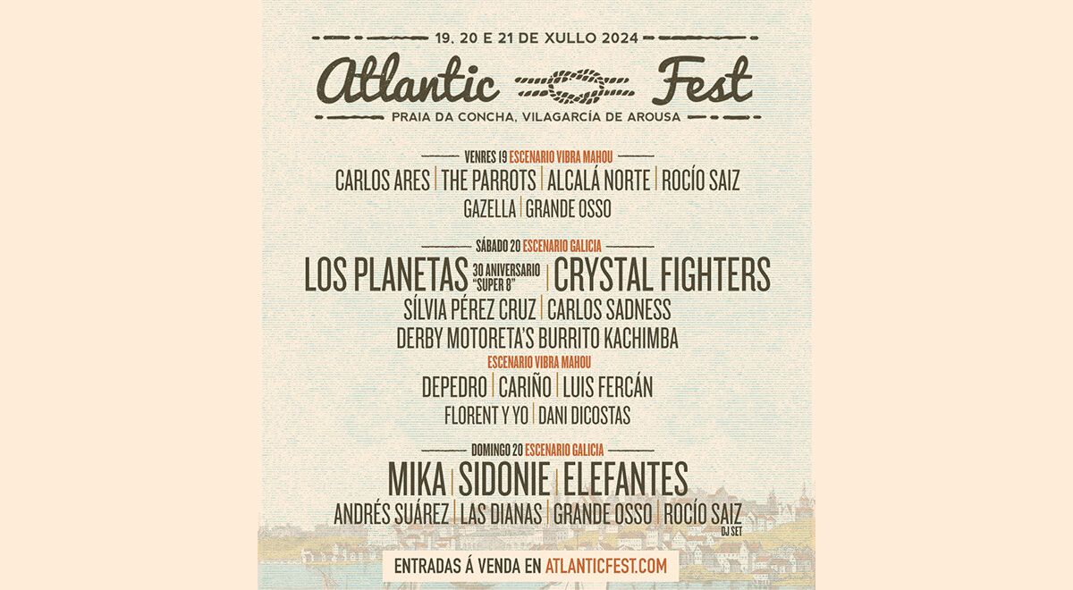 Cartel del Atlantic Fest 2024