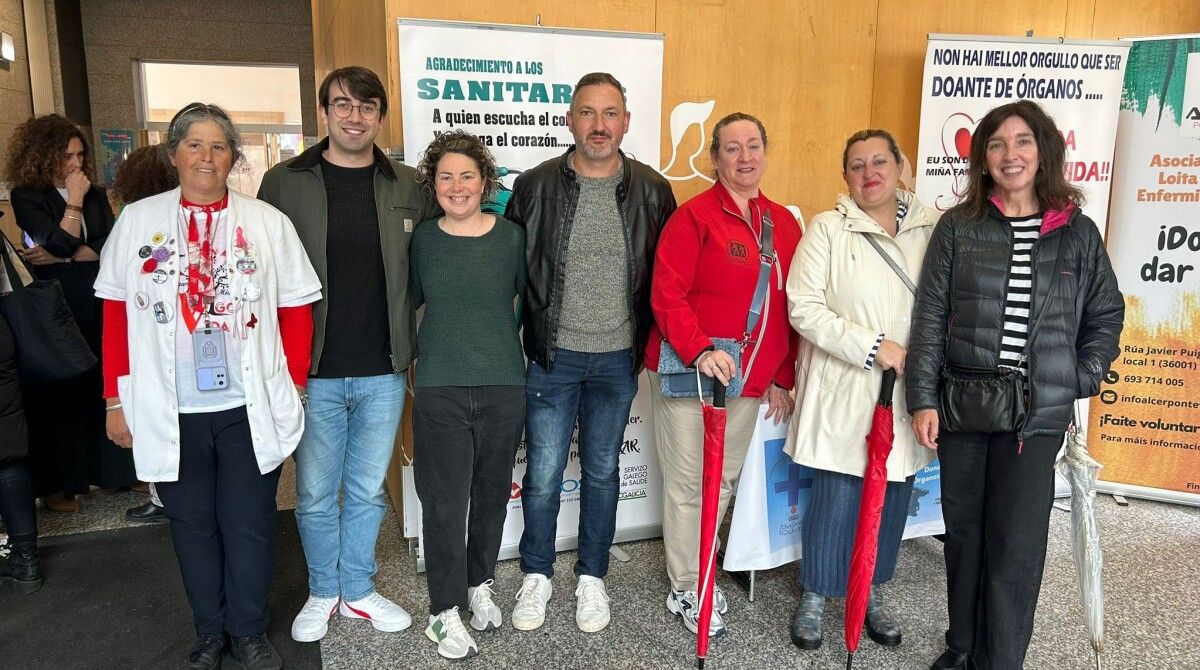 Acto de agradecimiento a personas donantes y personal sanitario, en el Hospital Provincial