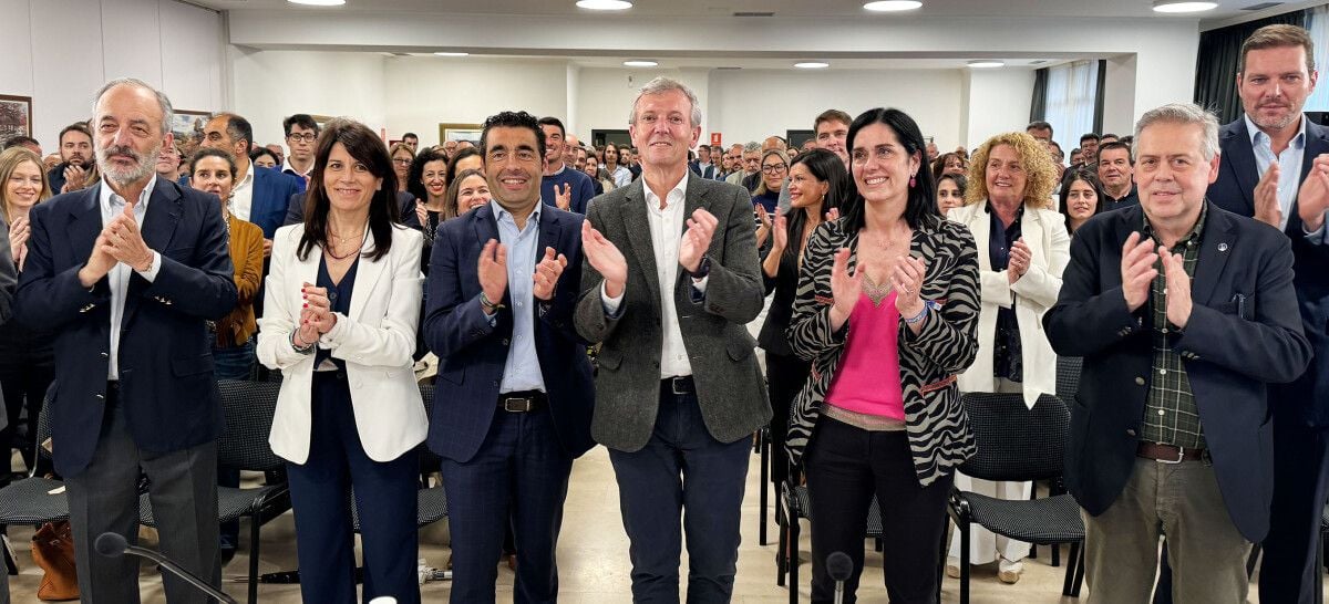 Participantes en la Junta Directiva Provincial del PP de Pontevedra