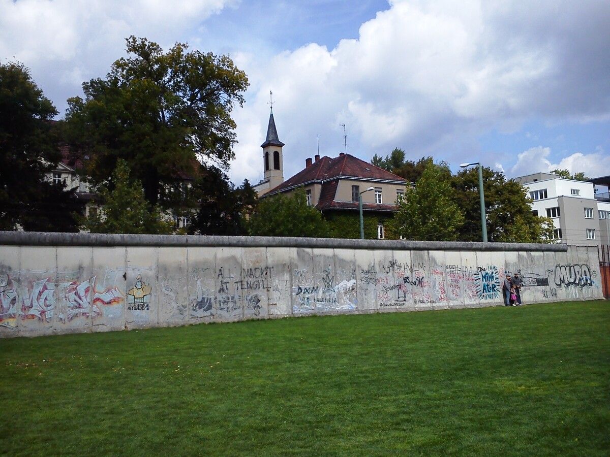 Restos do muro en Bernauer Strasse