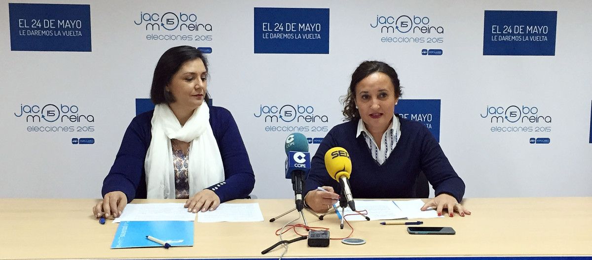 Aurora Cañizares y María José Rodríguez Teso, en rueda de prensa