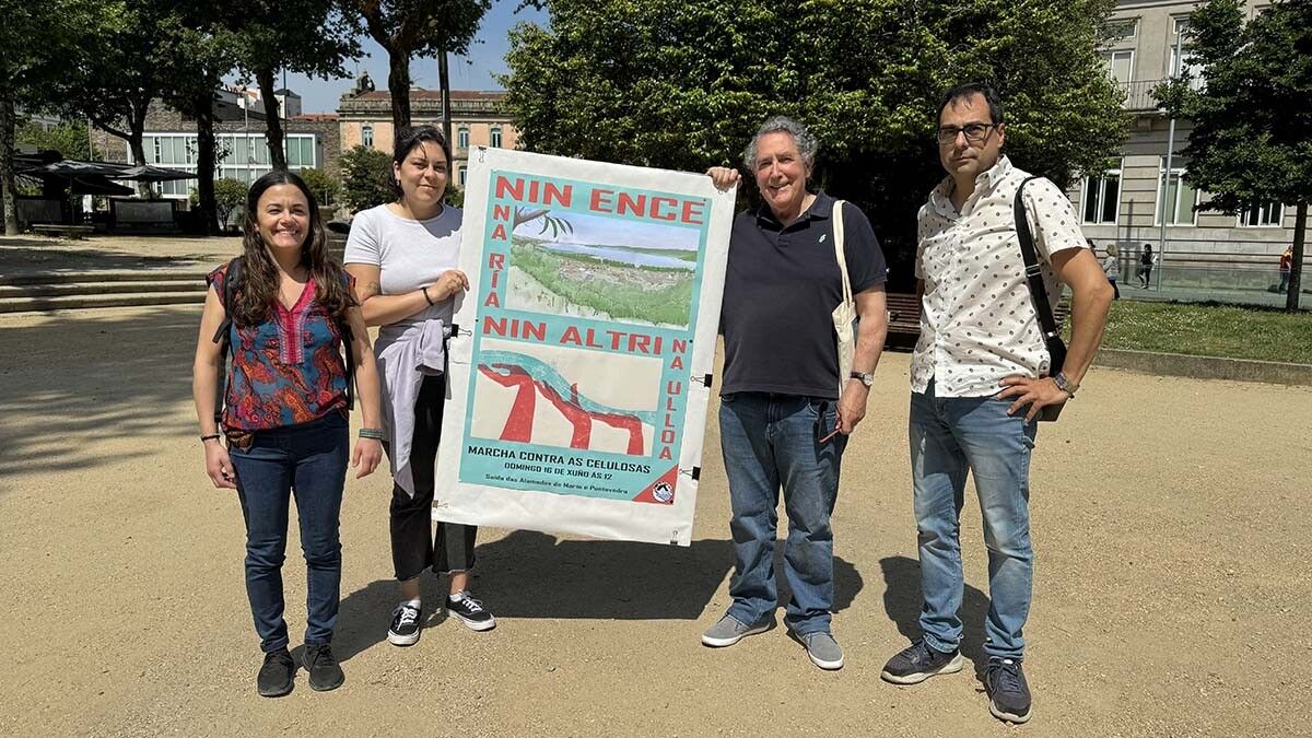 Presentación de la nueva edición de la marcha anual contra ENCE