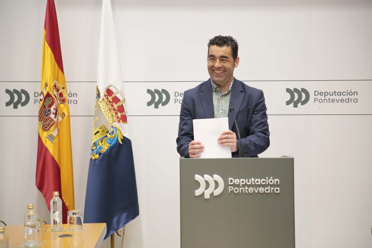 Luis López, presidente de la Deputación de Pontevedra