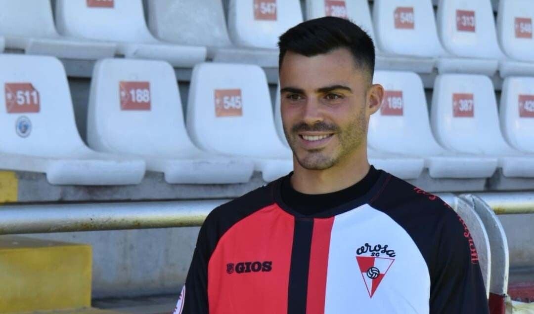 Carlos Torrado, en su presentación como jugador del Arosa