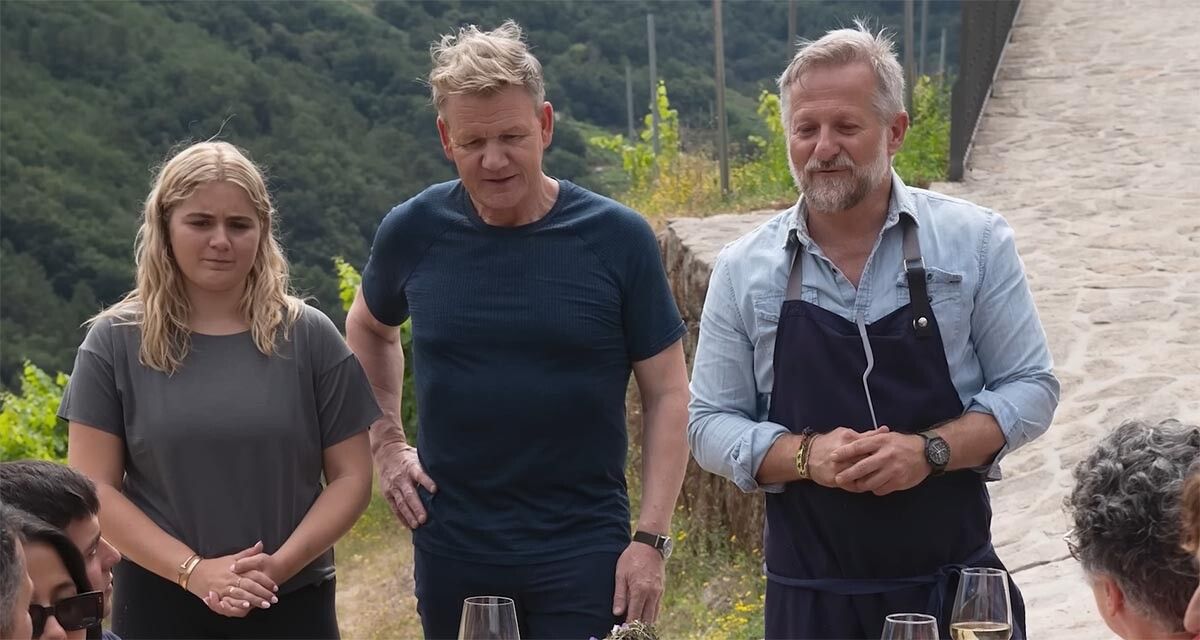 Pepe Vieira y Gordon Ramsay, en el programa "Uncharted (Fuera de carta)"