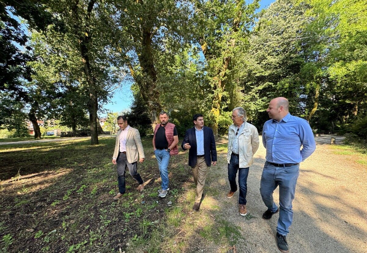 Visita de Pedro Blanco a Caldas de Reis