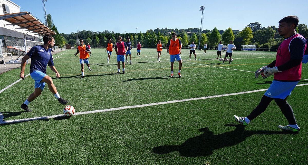 Primeiro adestramento do Pontevedra CF 24/25