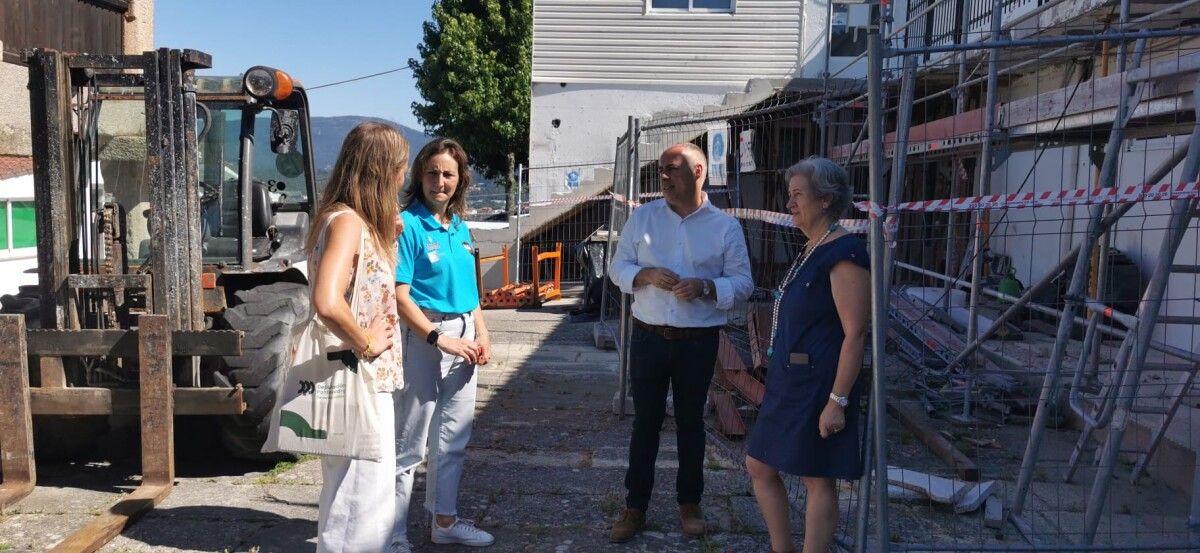 Visita a las obras de la Estación Fitopatológica de Areeiro