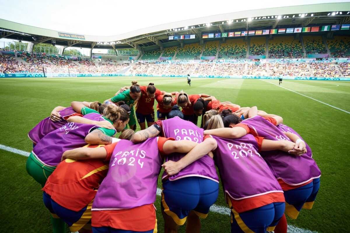 Debut da Selección Española Feminina de Fútbol nos Xogos Olímpicos, fronte a Xapón