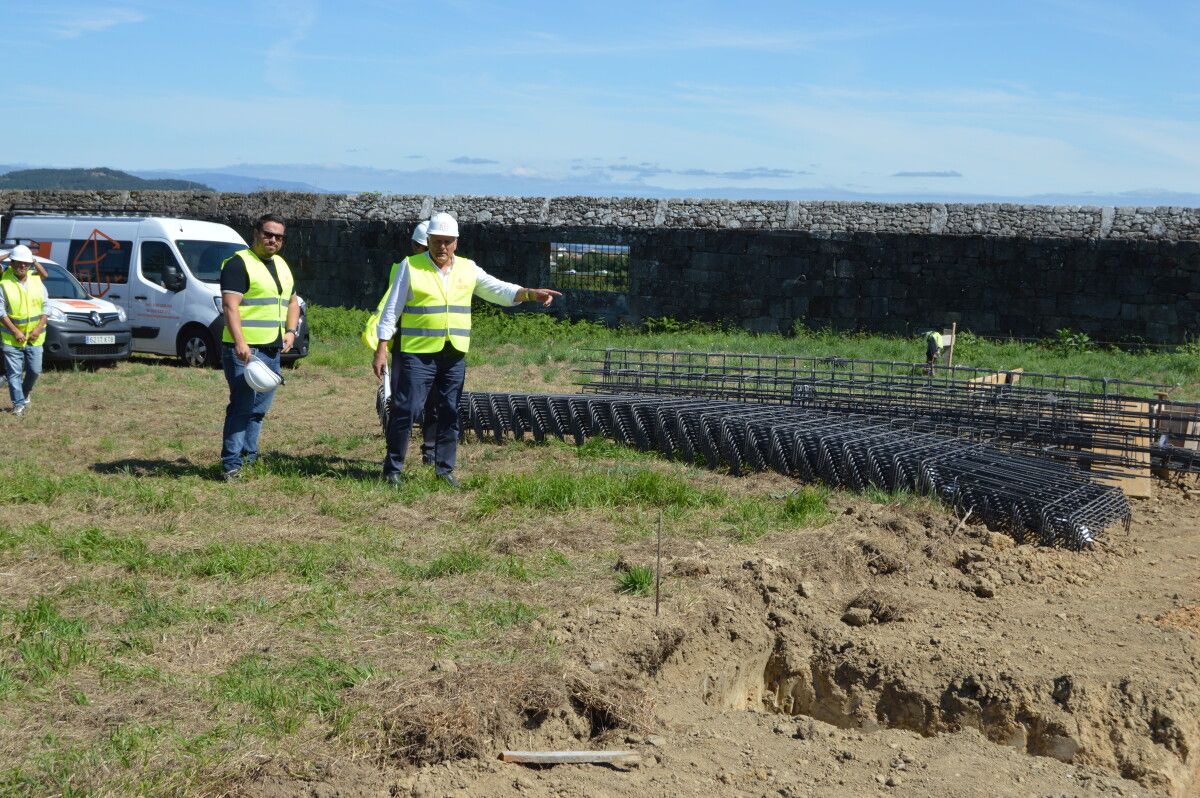 Obras en el Pazo de Quintáns 