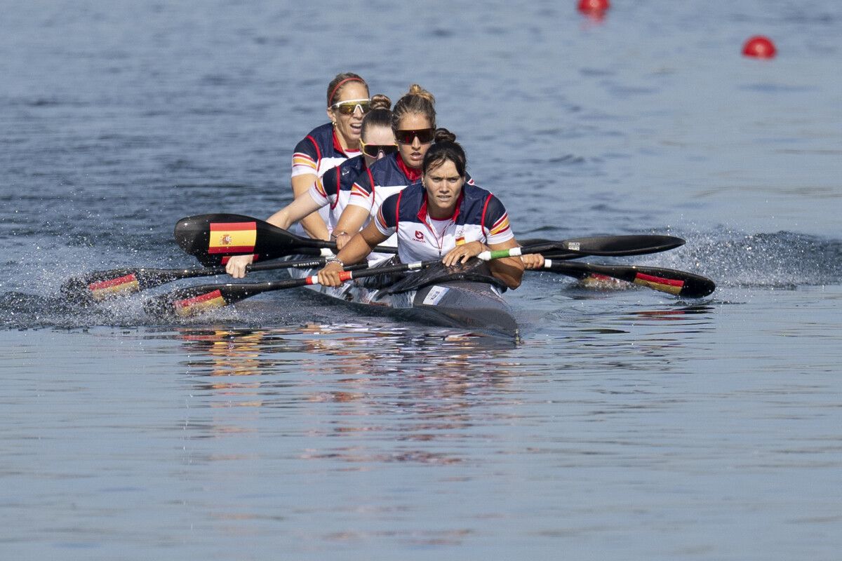 K-4 500 con Tere Portela y Carolina García en los Juegos Olímpicos de París 2024