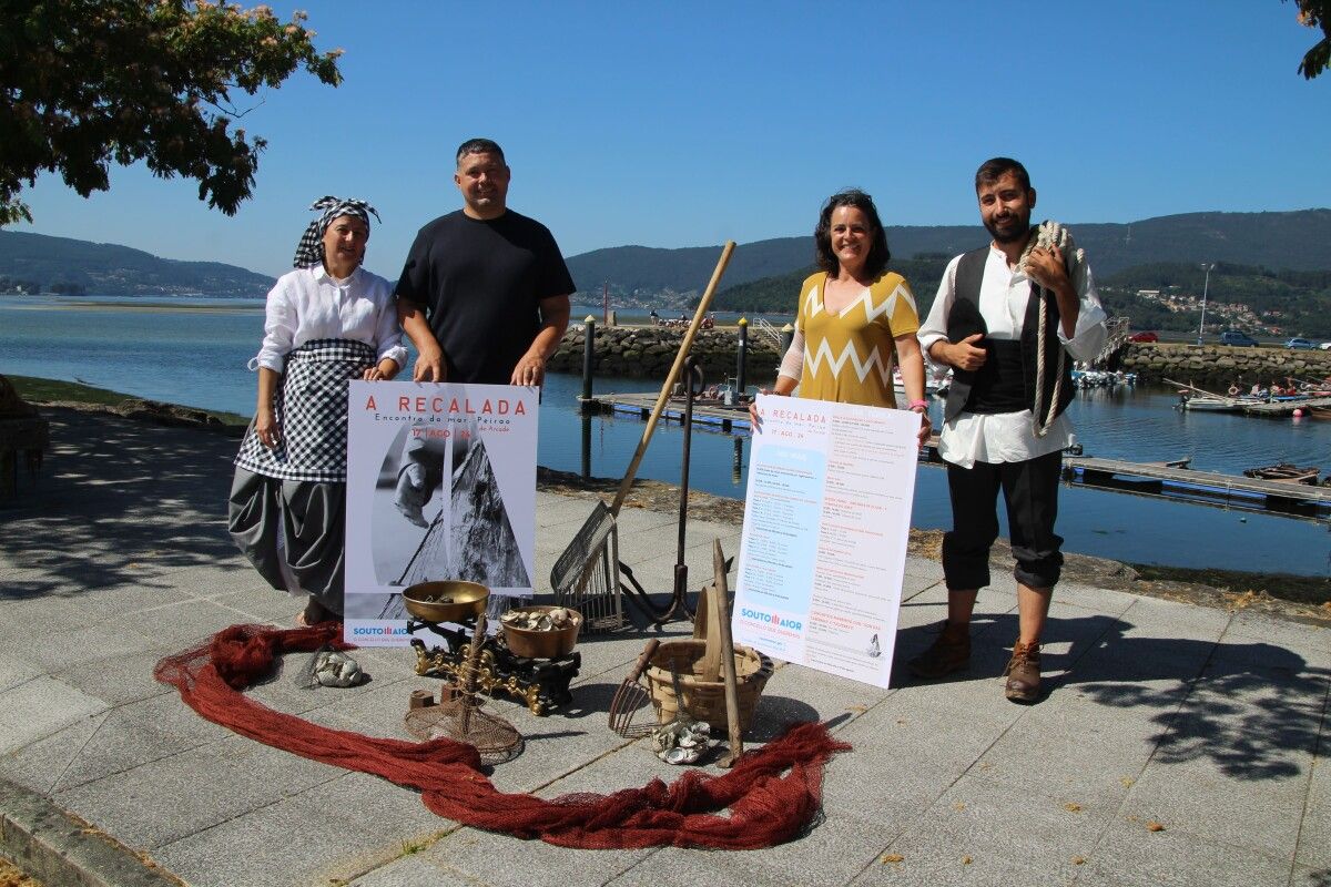 Presentación de 'A Recalada', con Charo Bouzón, Manu Lourenzo, Rosana Comesaña y Diego Moreira 