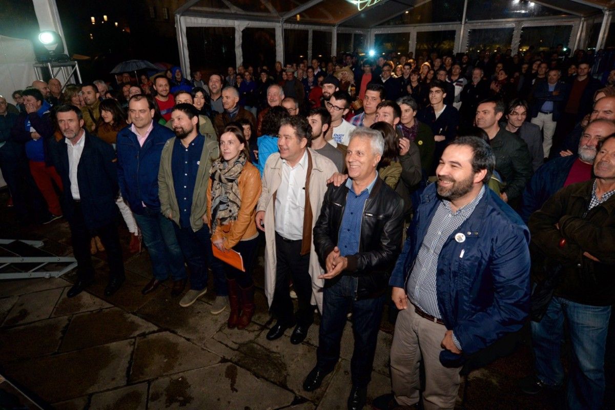 Acto festivo del BNG como inicio de la campaña electoral