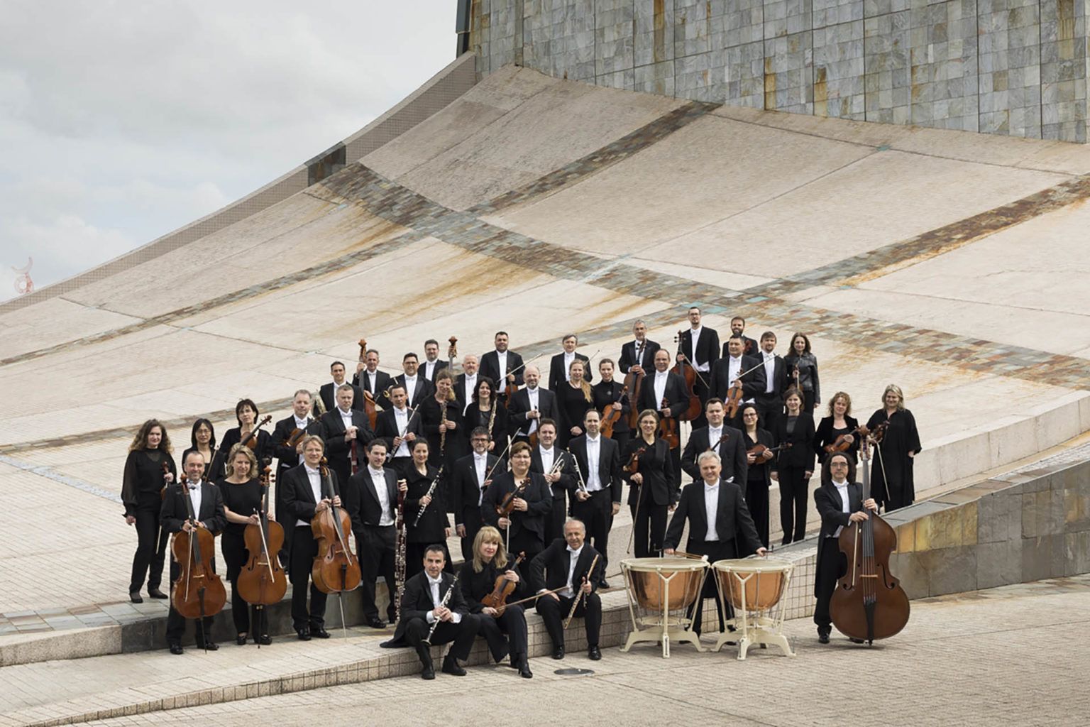 Formación actual da Real Filharmonía de Galicia