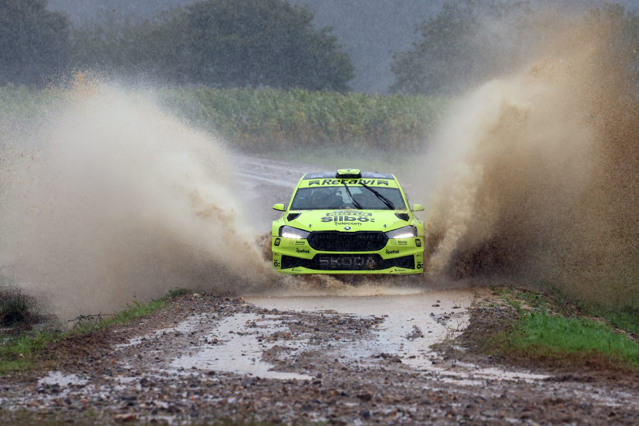 Cohete Suárez e Alberto Iglesias no RallyMix Cuntis Vila Termal