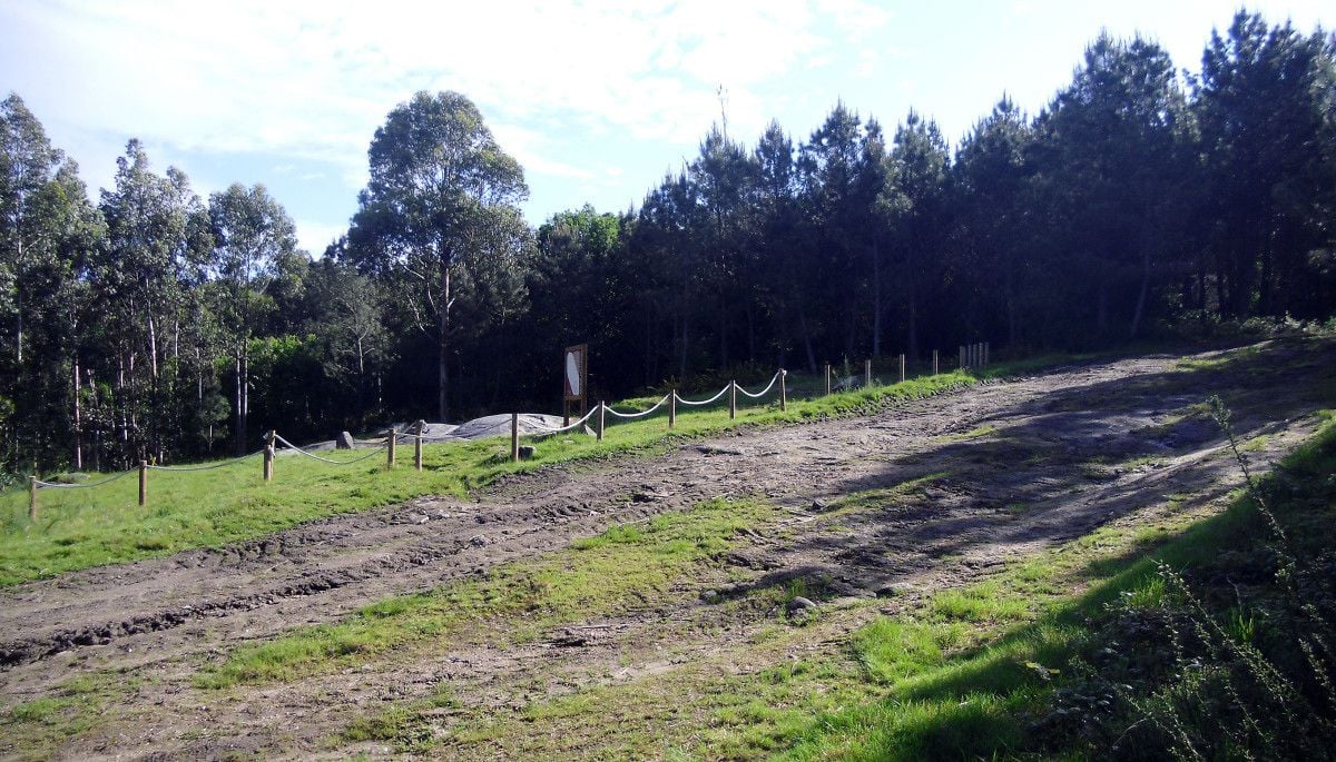 Conjunto rupestre de Pedra do Cervo tras el robo de parte del cierre perimetral