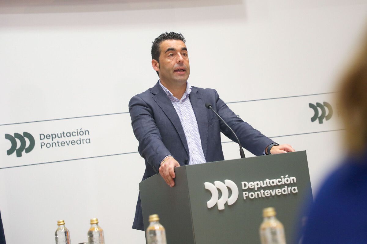 Luis López, presidente de la Deputación de Pontevedra