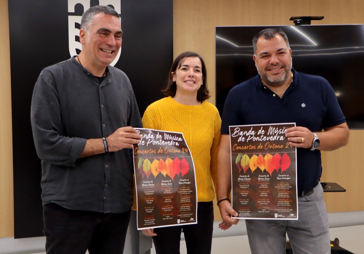 Presentación de la programación de la Banda de Música de Pontevedra para el último trimestre de 2024