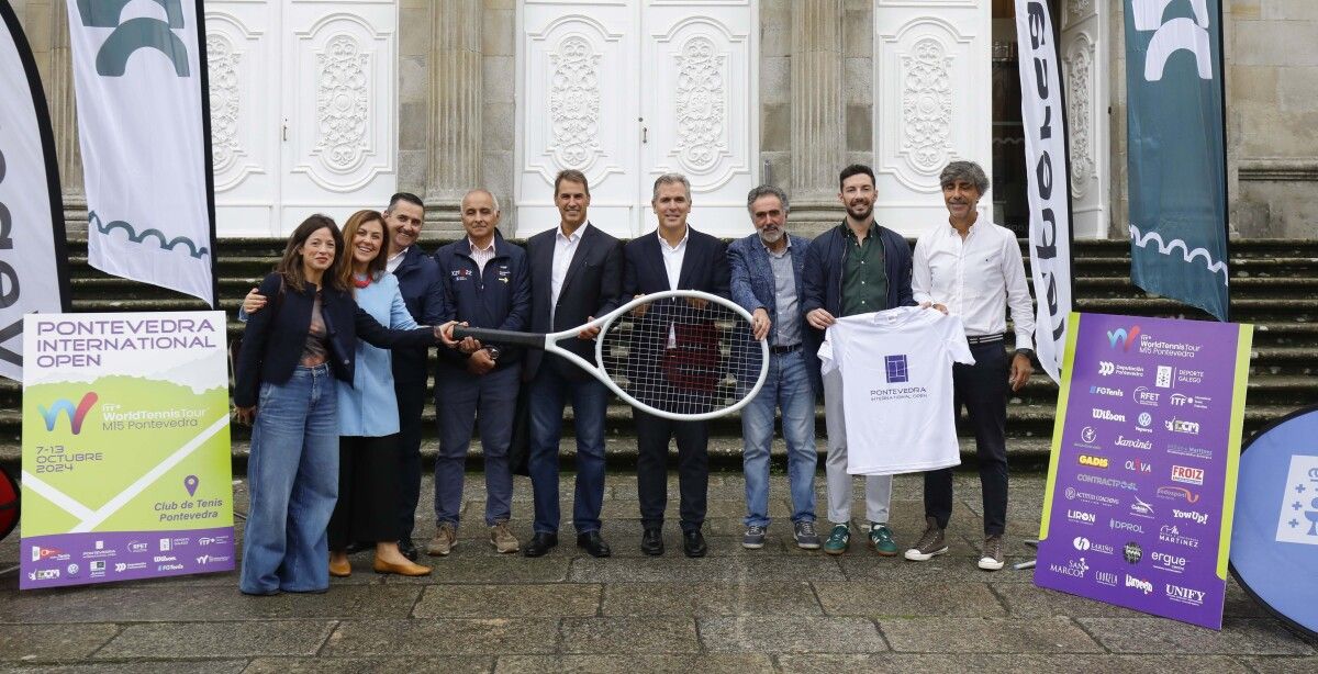 Presentación do primeiro Torneo Internacional M15 Pontevedra Internacional Open de tenis