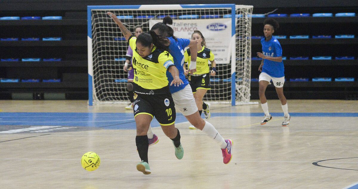 Partido entre Marín Futsal e Melilla Torreblanca na Raña