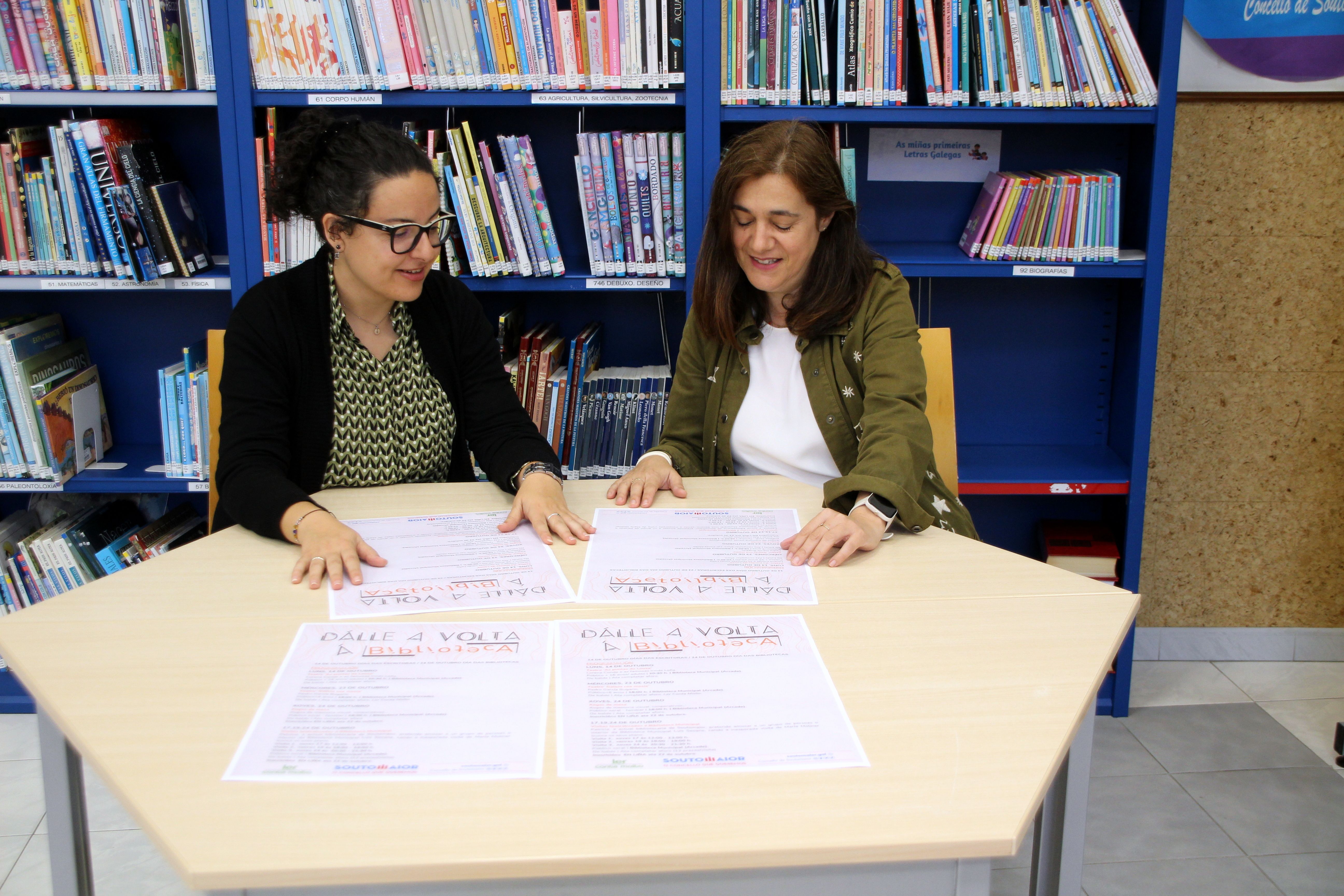 Silvia Cernadas y Patricia R. Saavedra presentan 'Dalle a volta á Biblioteca'