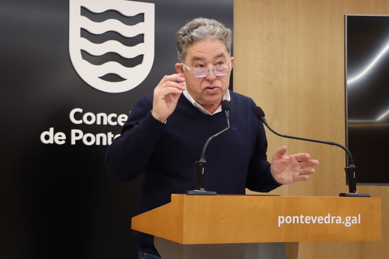 Miguel Anxo Fernández Lores, alcalde de Pontevedra, anunciaba contratos de emerxencia para resolver os danos do Kirk