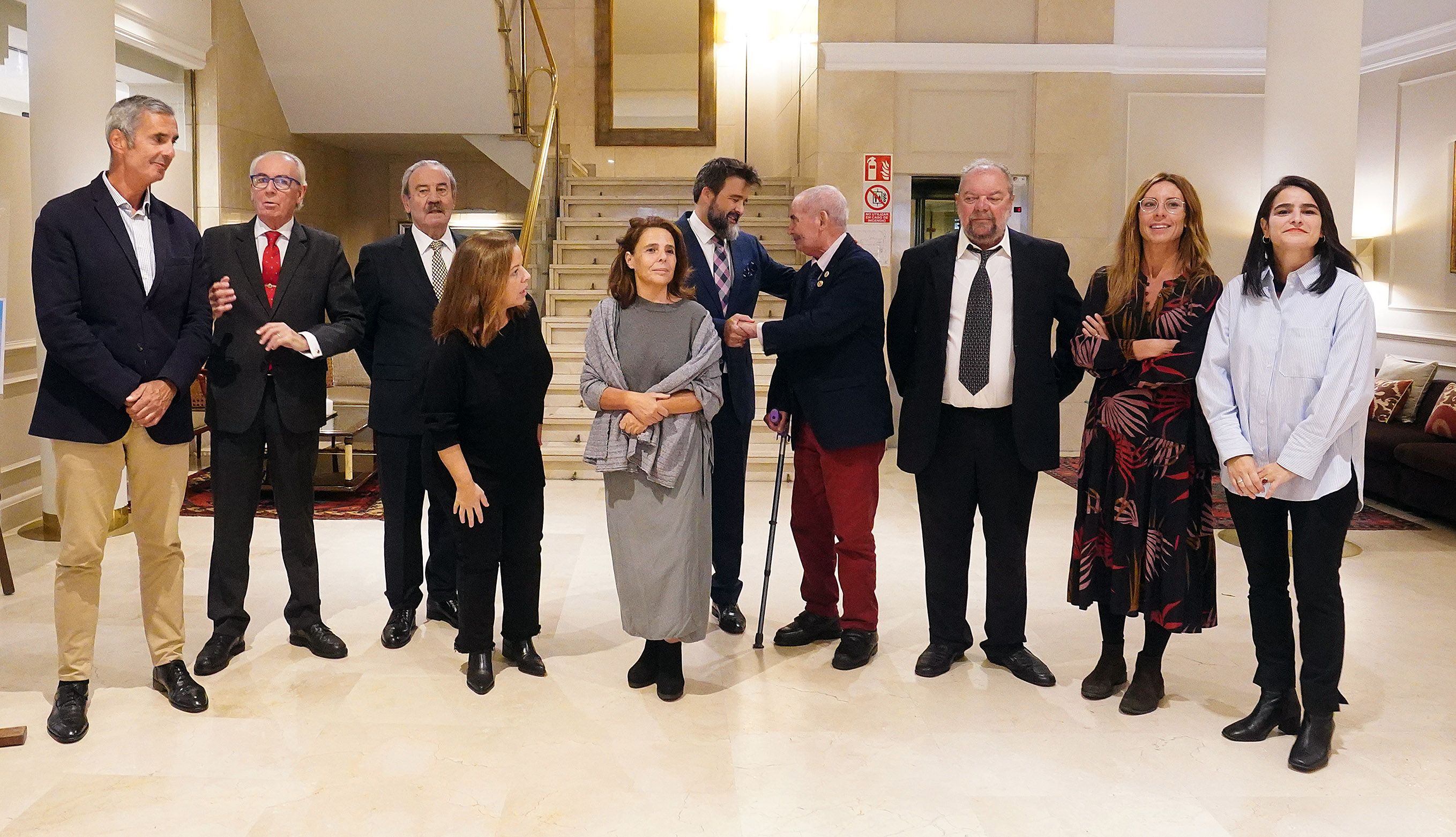 Homenaje a los nuevos socios de honor del Liceo Casino de Pontevedra