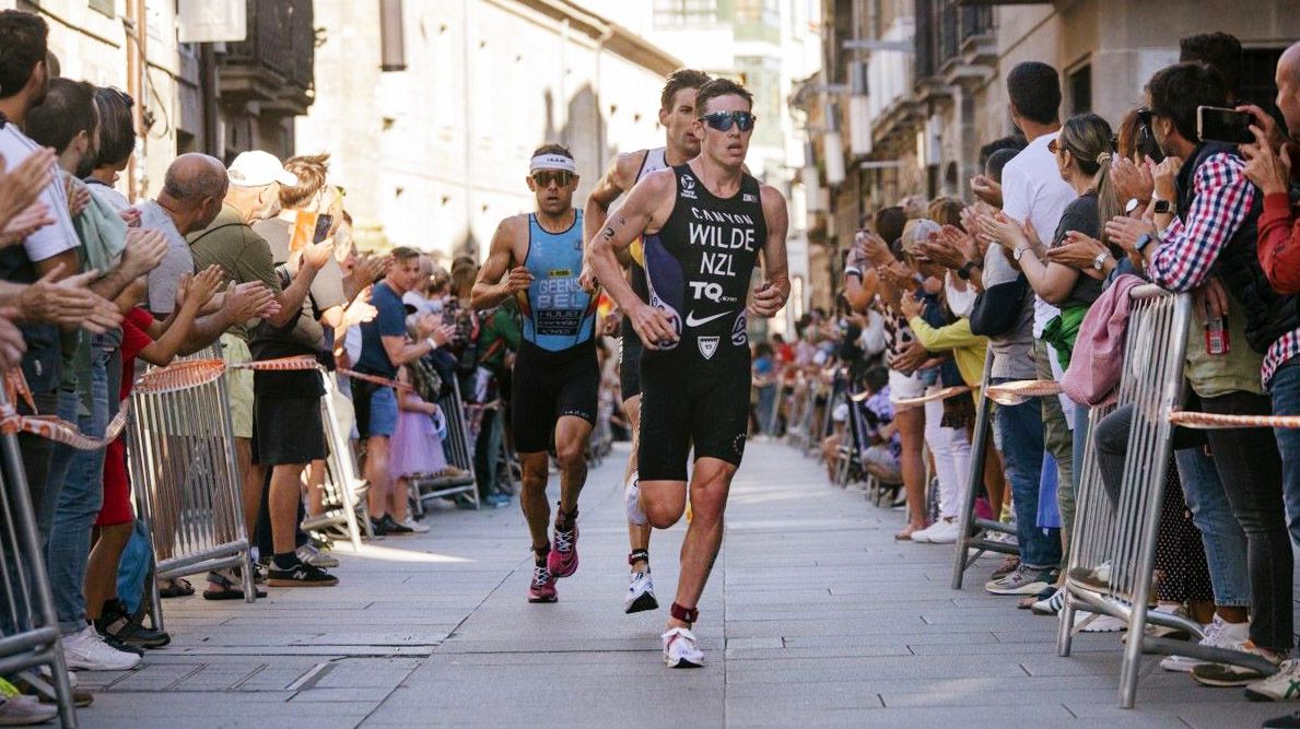 Carrera elite masculina da Gran Final das Series Mundiais de Tríatlon en Pontevedra