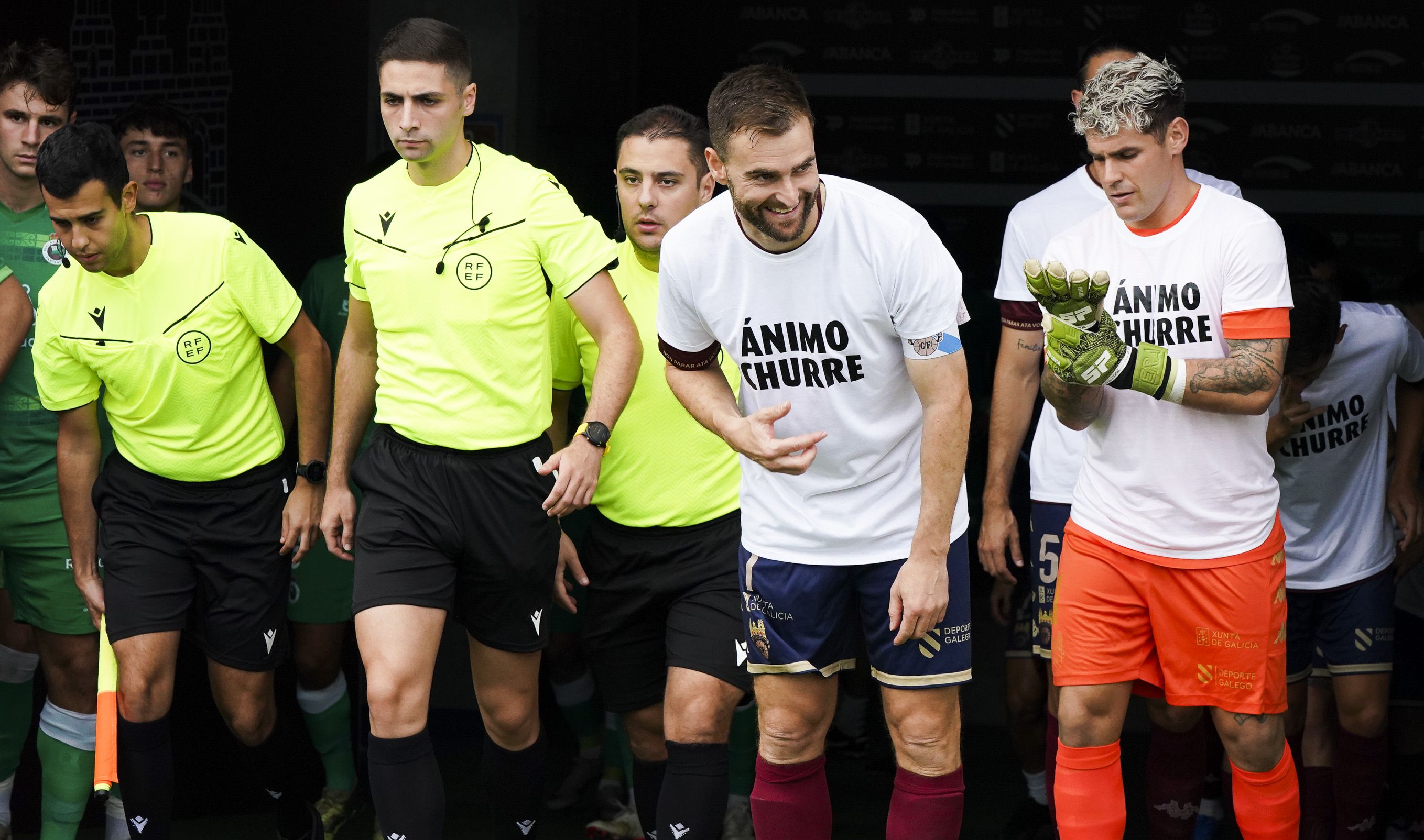 Partido entre Pontevedra y Rayo Cantabria en Pasarón