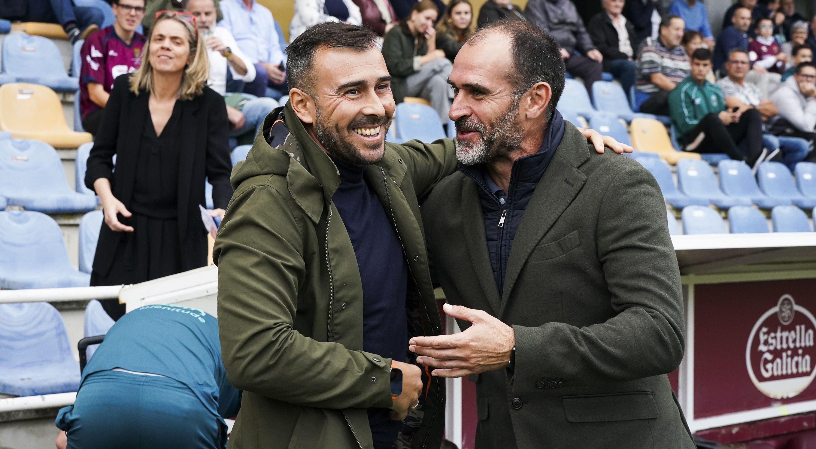 Partido entre Pontevedra y Rayo Cantabria en Pasarón