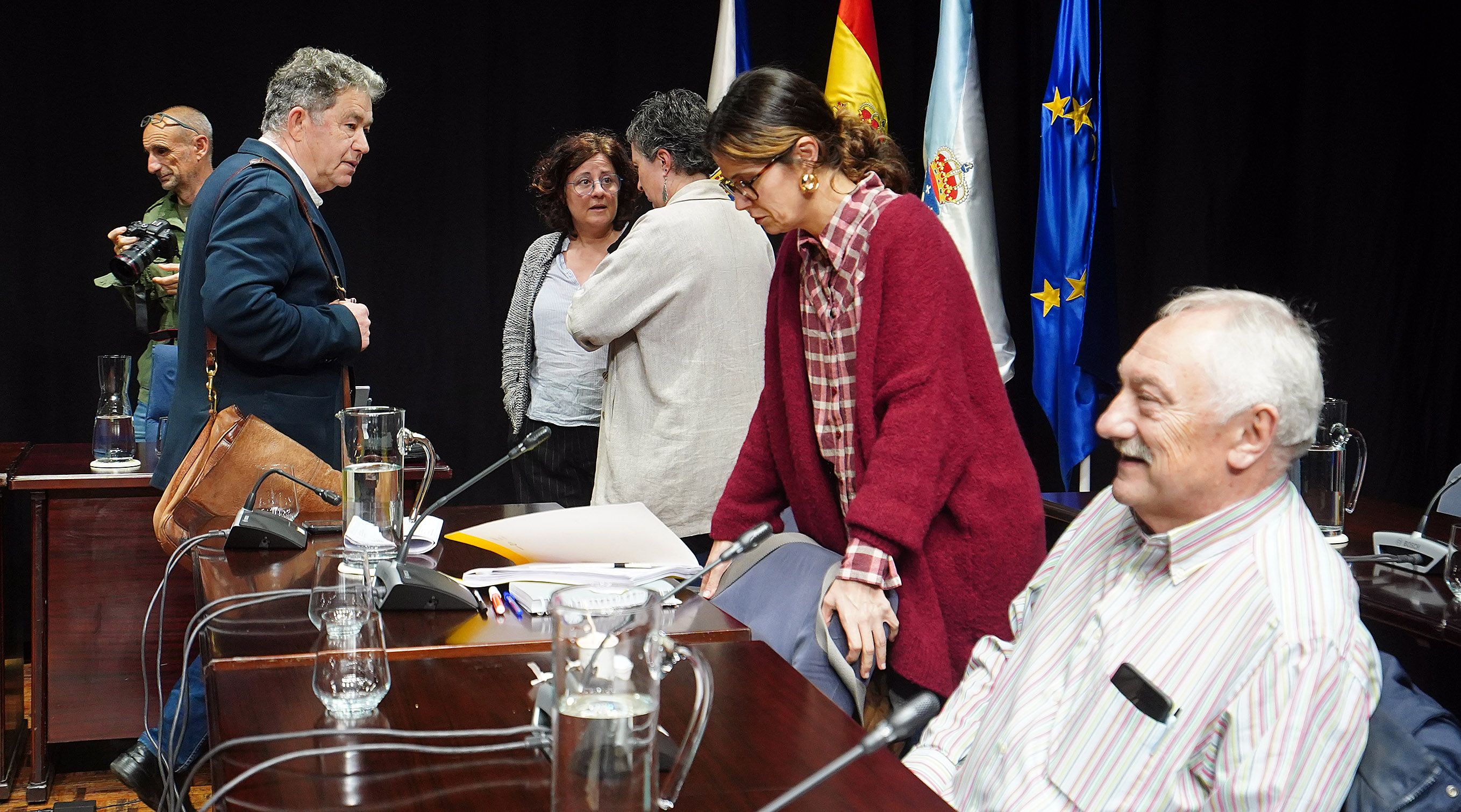 Último pleno da corporación municipal de Pontevedra no Teatro Principal 