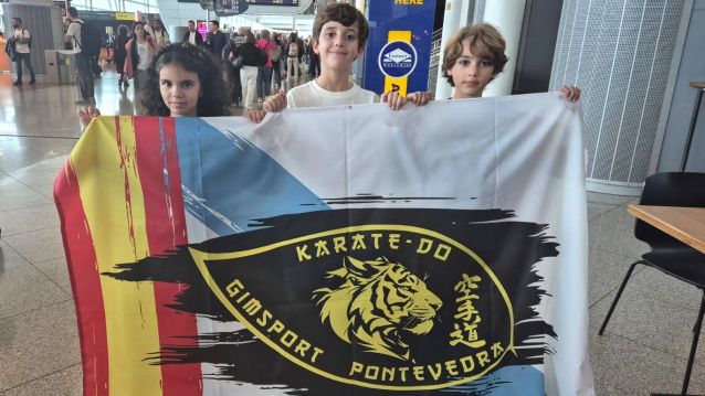 Deportistas do Gimsport de karate rumbo a Luxemburgo